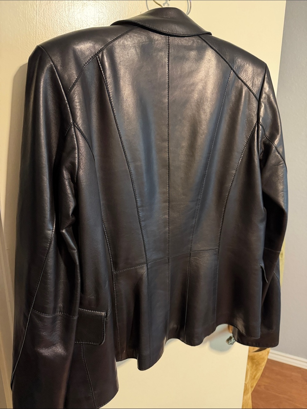 COLE HAAN COLLECTION LAMBSKIN BLAZER - Picture 2 of 7